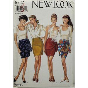New‎ Look Sewing Pattern 6715 Skirts Misses Size 6-16